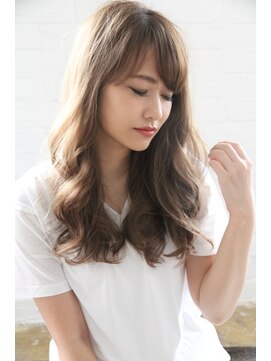 チョビー 銀座(chobii) グレージュ/デジタルパーマ/透明感/グレイ/小顔/ロング/高柳