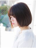 すっきりショートボブ