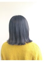 ヘアメイク オブジェ(hair make objet) アッシュグレージュ　韓国スタイル