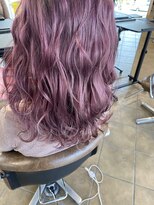 ソワンドゥブレス 瓜破店(soin de brace)&nbsp;外国人風シルクピンク