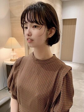 トップヘアーヒルズ 安城(TOP HAIR HILLS) 顔まわりを可愛く、甘く、おしゃれに/アッシュブラック