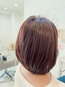 ラテ(Latte) 【hair partner Latte】ミディアムグラデーションボブ