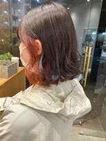 トリート 妙典店(TREAT)&nbsp;アプリコット×インナーカラー＿TREAT妙典