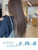 エマヘアデザイン(e.m.a Hair design) ベージュカラー