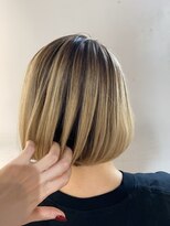 リバレッジ 広尾(Leverage)&nbsp;かっこいい大人女性のバレイヤージュボブ