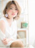 甘辛☆斜めバング抜け感くせ毛風小顔ボブルフc5上尾20代30代40代