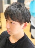 20代30代40代メンズ刈り上げマッシュ爽やかビジネス