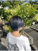 アクアブルーインナーカラー