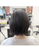 セダクション 道後樋又店(Seduction) 松山市/20代/30代/40代/ラベンダーグレージュのボブ