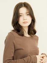 オンク 新宿(onk)&nbsp;黒髪/グレーベージュ/レイヤーロング/前髪パーマ[新宿駅]