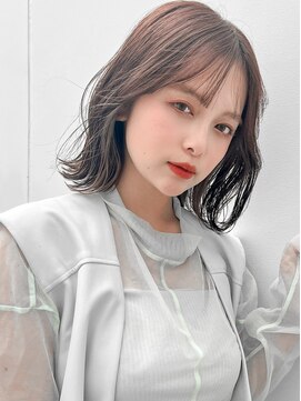 リヤン 表参道(lyann) ボブウルフうるツヤレッドブラウンハッシュカットイメチェン