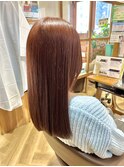 ピンクブラウンカラー