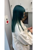 ターコイズヘア/デザインカラー