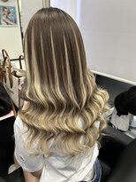 ヘアーデザイン ジェルム(Hair Design germe)&nbsp;バレイヤージュ風　#HIYORI#