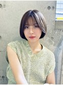 ナチュラルボブ・大人ボブ・韓国風