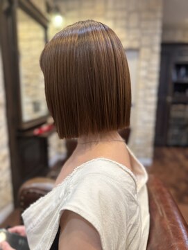 シャル 町田(shalu) 重くない切りっぱなしボブ/20代30代40代