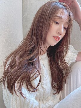 ルービック なかもず(Rubik's) 韓国くびれヘア/透明感オリーブグレージュ