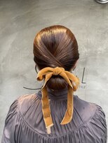 シェル(SHEL+L)&nbsp;リボンがかわいいタイトシニヨン