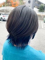 アントワープヘアー(Antwerp hair)&nbsp;インナーカラー/ブルーカラー/ショートウルフ