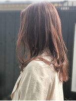 オラ ボーテ(Aura Beaute)&nbsp;ピンクラベンダーゆる巻きセミロング