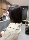 【堂安稚菜】切りっぱなしボブ