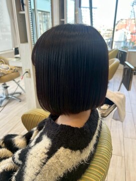ビス フルール 日暮里店(Vis fleur) ボブヘア/ブラックカラー