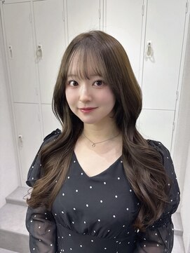 イア バイ ジーナ 渋谷(IA by Zina) 韓国風くびれレイヤー×くすみグレージュ