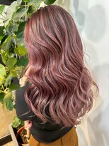 メリー オオサカ(Merly Osaka)&nbsp;smoky pink balayage