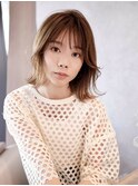 ■カジュアルボブ/顔周りレイヤー/外ハネカール/HARBORS鎌倉4-2