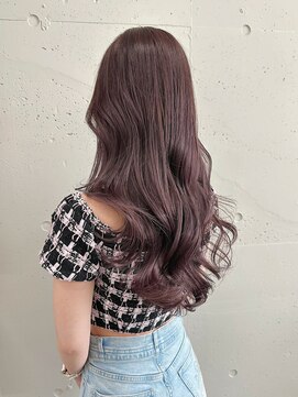 シーク 天神(SEEK) 松尾菫菜/ラベンダーカラー/ブリーチ/ハイトーン/韓国ヘア