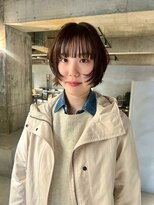 リール(rire)&nbsp;髪質改善　くびれヘア　アプリコットオレンジ　ハイライトカラー