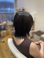 シーループユナイテッドアトリエ(C-LOOP UNITED ATELIER)&nbsp;ぱつっとボブ♪簡単スタイリング/朝が楽/高濃度水素カラー