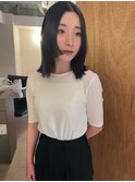 黒髪デザインカット