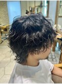 【Quartett】波巻きウルフパーマ ミディアムパーマ 千葉 市川