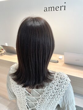 カエラ バイ アメリ(kaela by ameri) 【kaela 仲丸】ミディアム×外はね