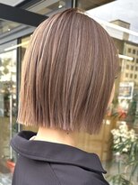 エルヘアメゾン(el. hair maison) ヘーゼルベージュ*ハイライト*ボブ*ショート*ショートボブ