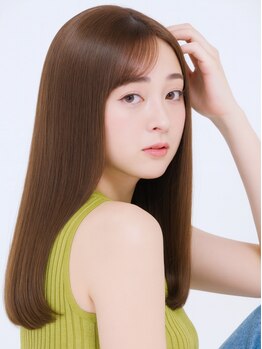 くせ毛/うねりでお悩みの方必見◎知識豊富なスタッフが厳選した薬剤でしっとりまとまるストレートhairへ＊