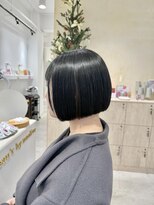ビューバイネオリーブ 用賀店(Beau'r by neolive)&nbsp;黒髪クラゲヘアーオリーブグレー小顔ココアベージュ[用賀]