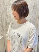 パツっと切りっぱなしボブstyle♪