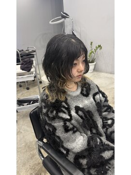 ヨーロ(yolo) マッシュウルフ×ニュアンスパーマ