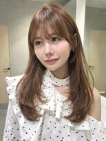 ナナローネス 渋谷(nana loness) 韓国風くびれロングレイヤー×透明感ベージュ