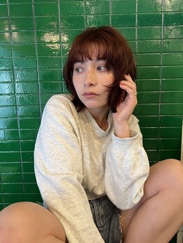 グリーンフ(greengh)の写真/骨格や髪質に合わせたカットで乾かすだけで決まる♪で第一印象を決める顔周りもgreenghにお任せください！
