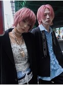 原宿/ウルフカット レイヤー デザインカラー ルーツカラー 