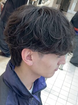 フィフス 原宿(fifth) 原宿メンズパーマルーズパーマシャドウパーマッシュウルフゆるめ