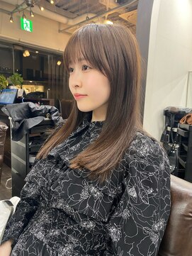 ヘアーサロン アウラ(hair salon aura) 【aura】顔まわりレイヤー/小顔カット