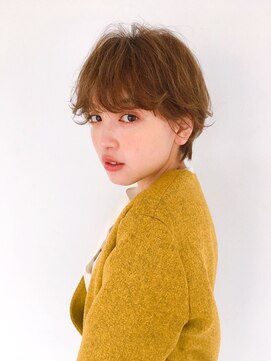 ベル 銀座並木通り店(Belle) くしゃっとかわいいマッシュショートスタイル