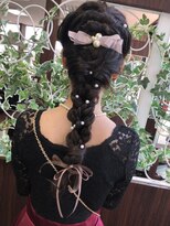 グルーミングサロンスカイ 小岩南口店 (Grooming Salon SKY)&nbsp;☆結婚式ヘアセット☆女の子らしいラプンツェルスタイル♪