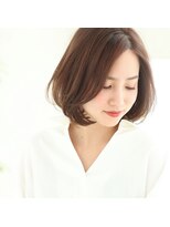 ウノプリール 茶屋町店(unopulir)&nbsp;ヘアカタ掲載。大人可愛いまとまりボブ(澤村)