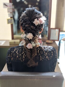 パピヨンロゼ(Papillon Rose) 編みおろし ブリザーブドフラワー