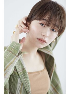 ナック 茶屋町(knack chayamachi) ショートヘア/丸みショート/グレージュカラー◎30代40代50代
